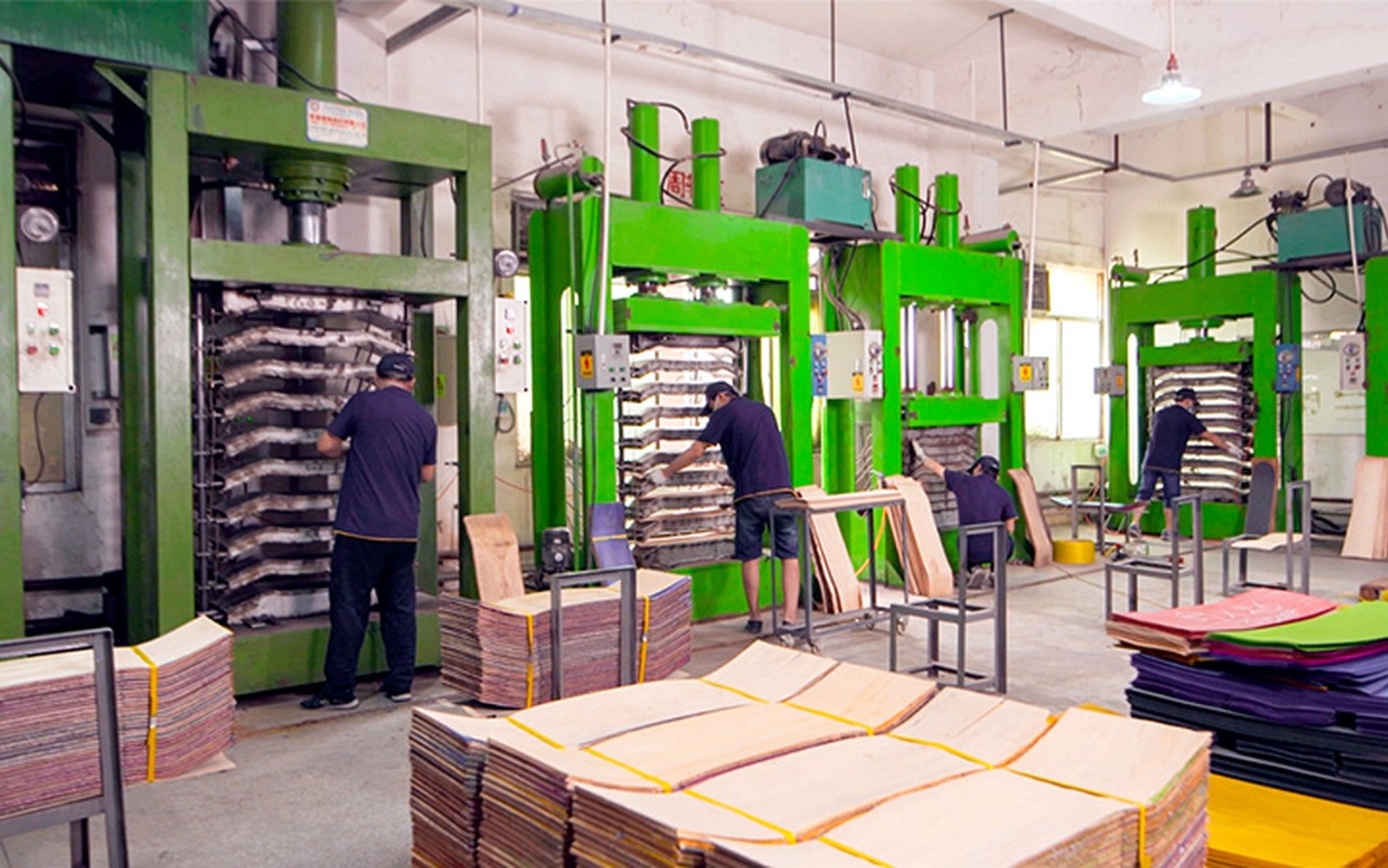 Board press and forming equipment
