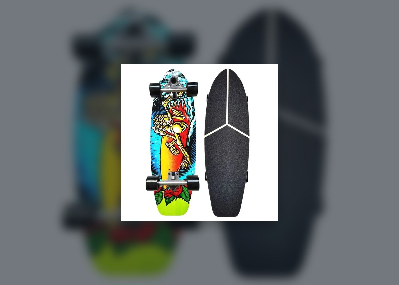 Custom surfskate complete
