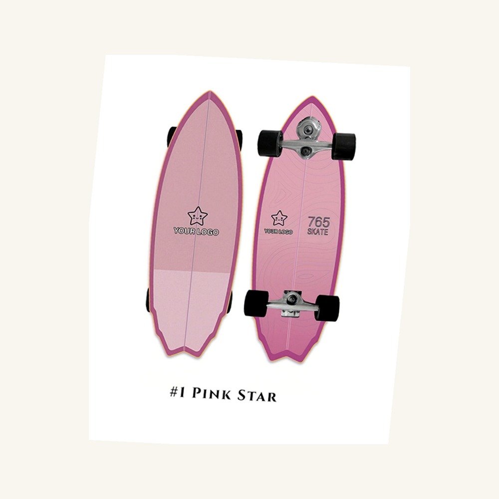 #01 Pink Star right angle view