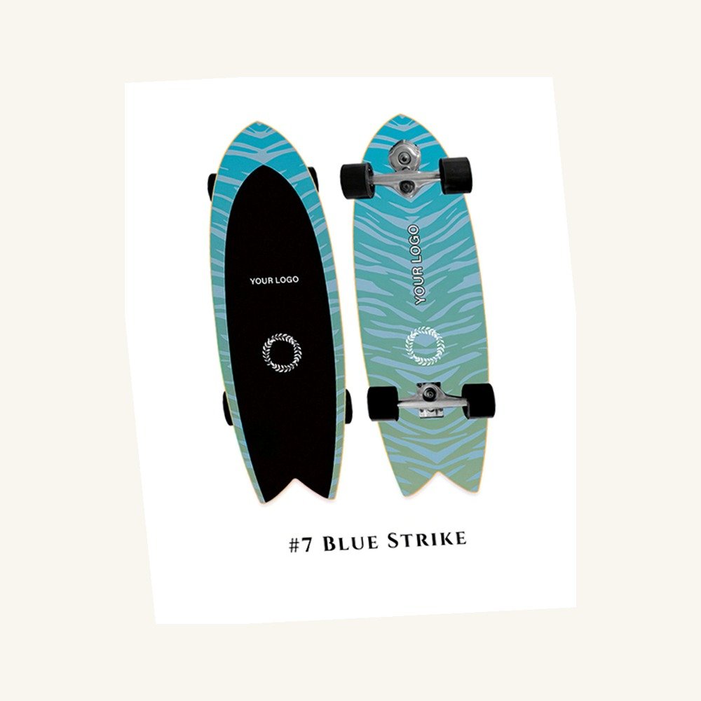#07 Blue Strike left angle view