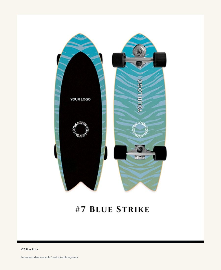Blue Strike surfskate sample