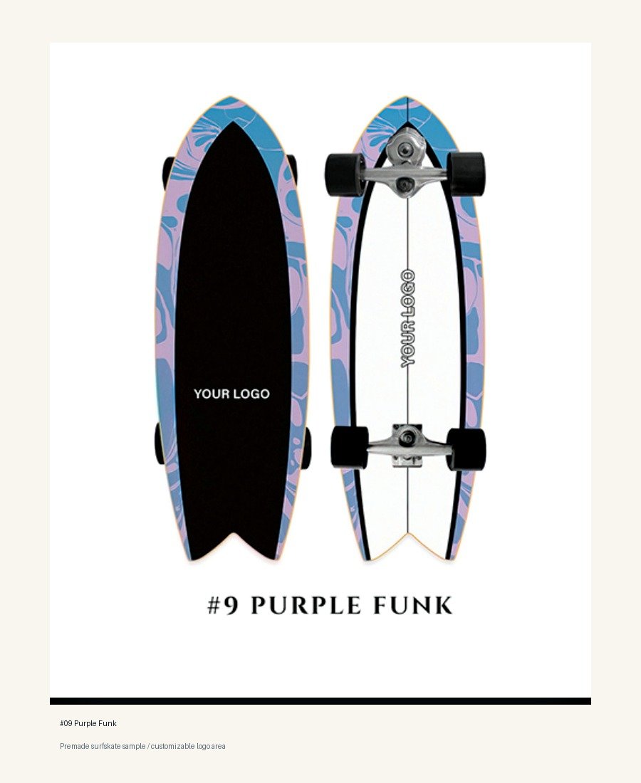 Purple Funk surfskate sample