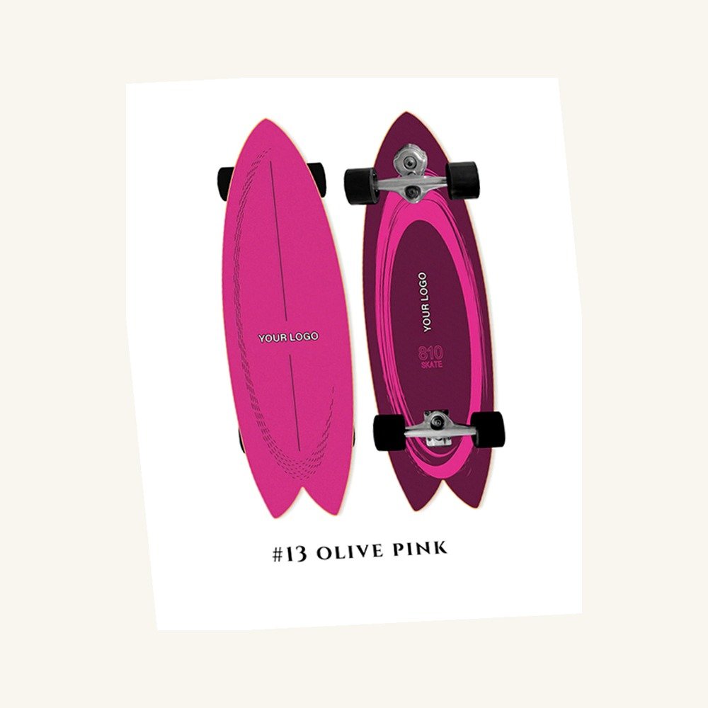 #13 Olive Pink left angle view