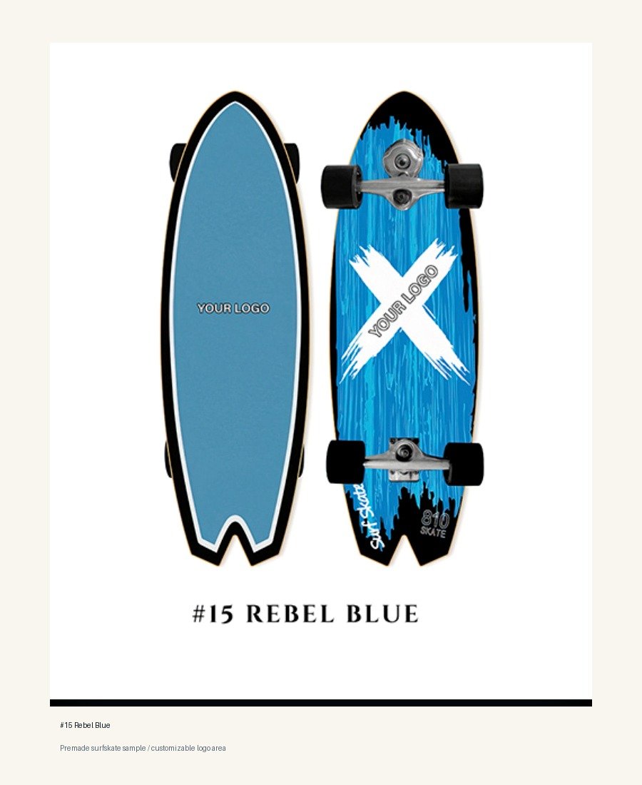 Rebel Blue surfskate sample