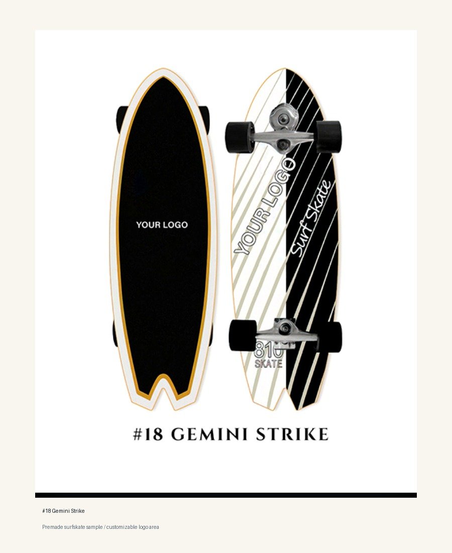 Gemini Strike surfskate sample