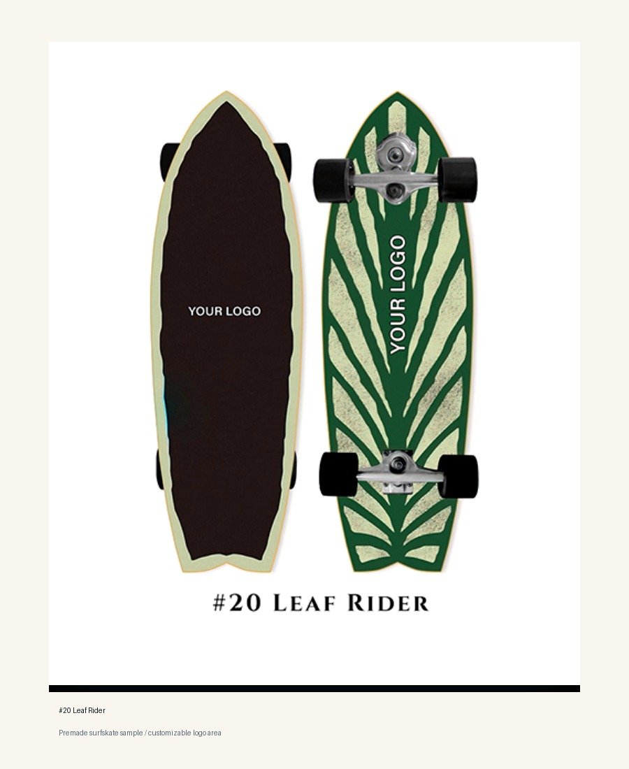 Leaf Rider surfskate sample