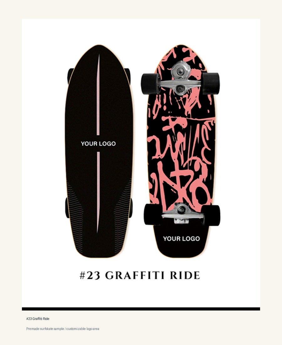 Graffiti Ride surfskate sample